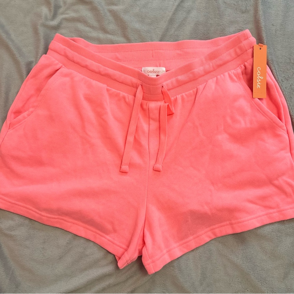 Women's Pink Casual Shorts